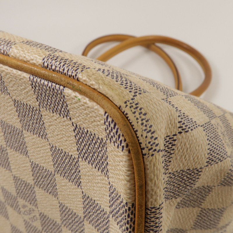 LOUIS VUITTON Damier Azur Saleya MM 肩背袋-11