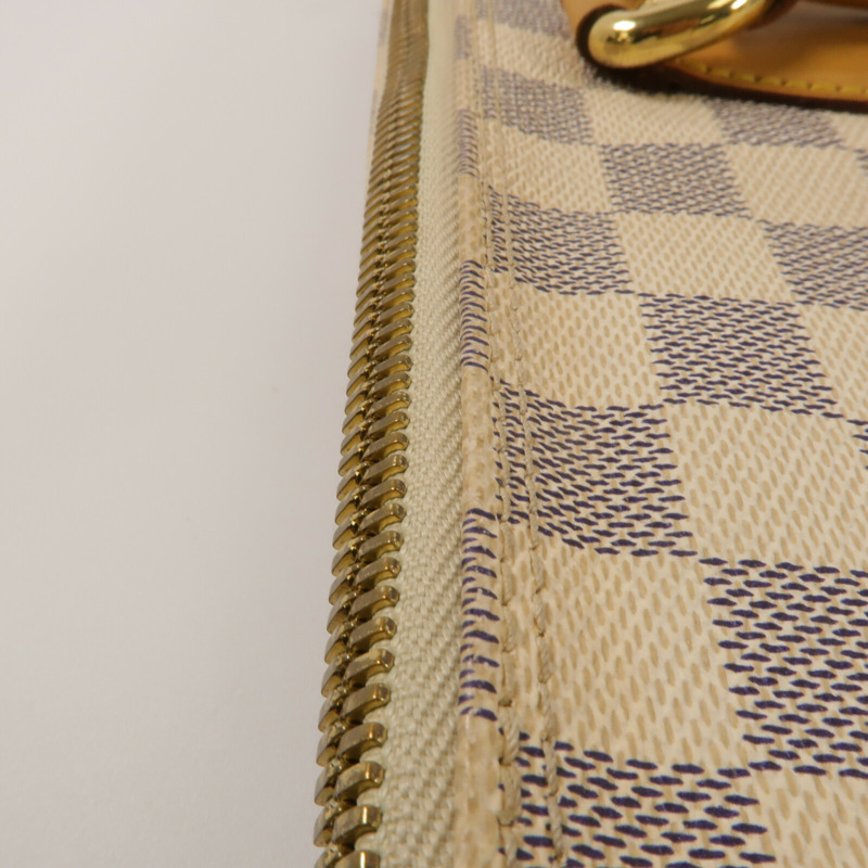 LOUIS VUITTON Damier Azur Saleya MM 肩背袋-14