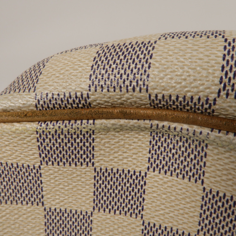 LOUIS VUITTON Damier Azur Saleya MM 肩背袋-16