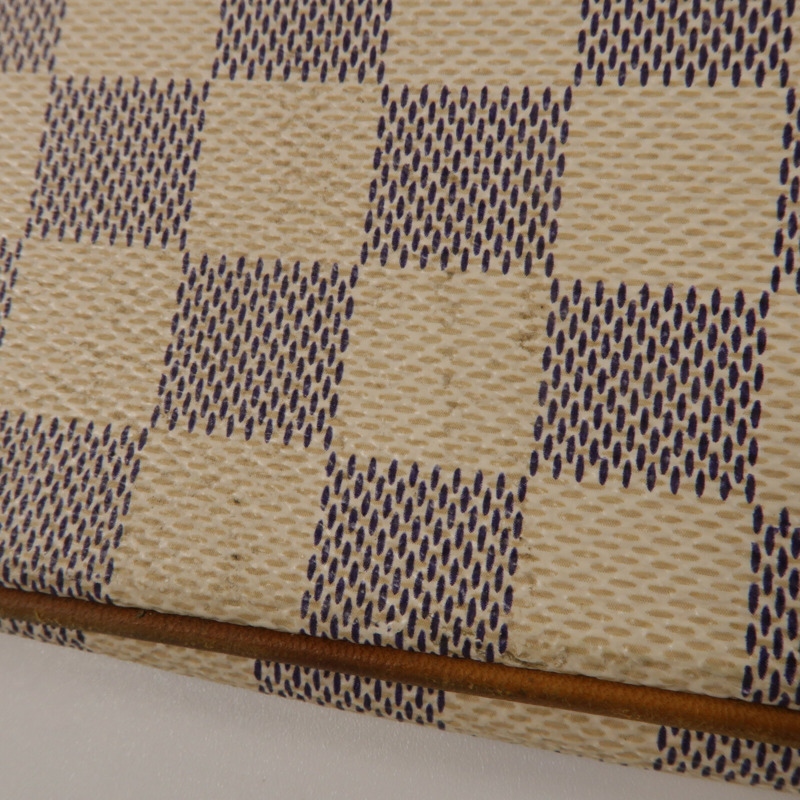 LOUIS VUITTON Damier Azur Saleya MM 肩背袋-17