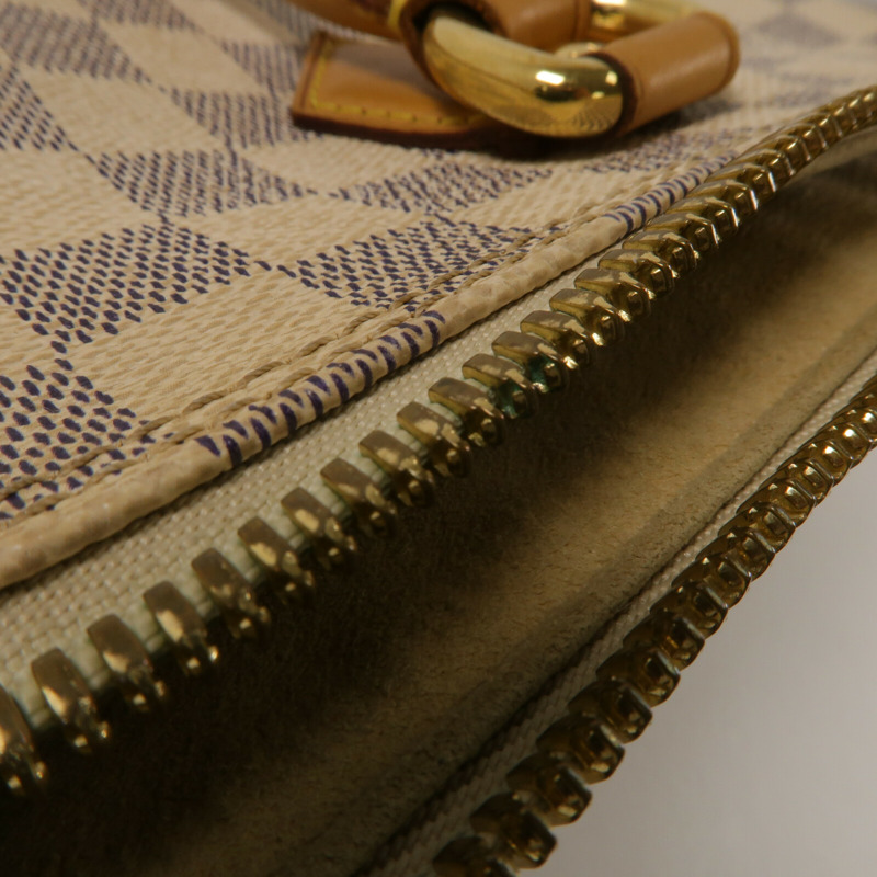 LOUIS VUITTON Damier Azur Saleya MM 肩背袋-19
