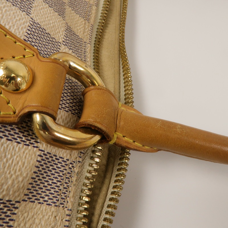 LOUIS VUITTON Damier Azur Saleya MM 肩背袋-26