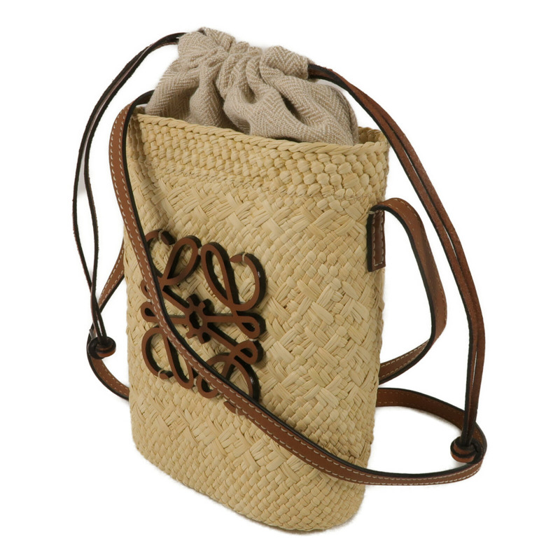 LOEWE Iraca Palm Square Pocket肩背袋-1