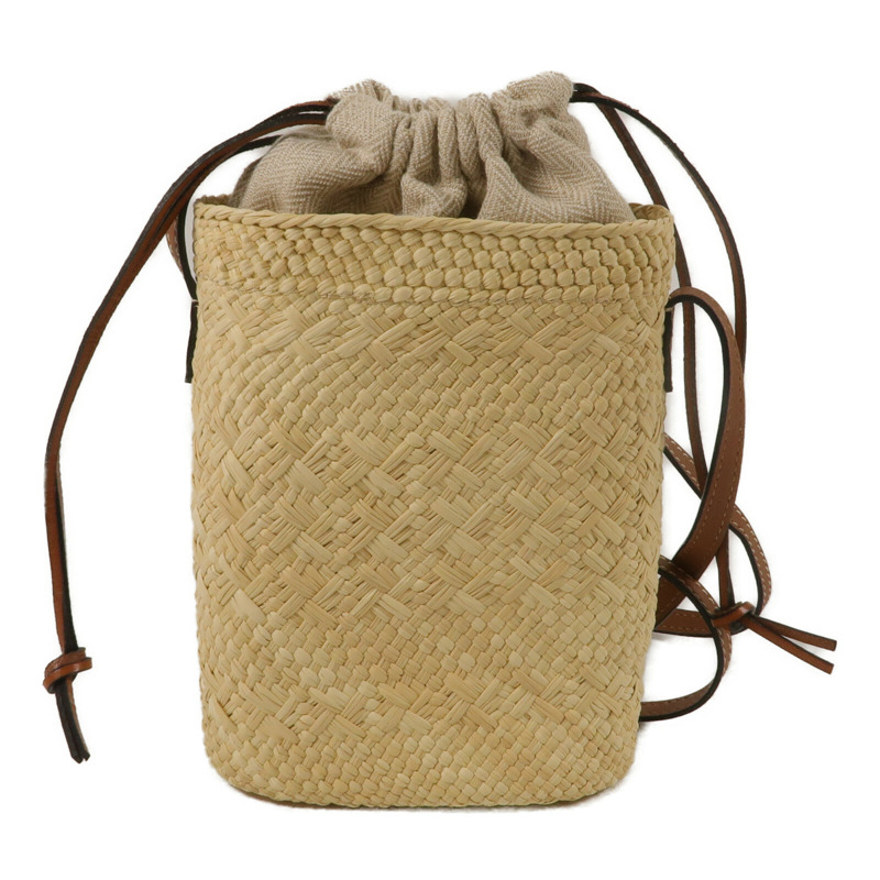 LOEWE Iraca Palm Square Pocket肩背袋-2