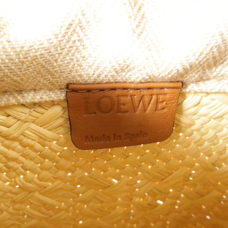 LOEWE Iraca Palm Square Pocket肩背袋-5
