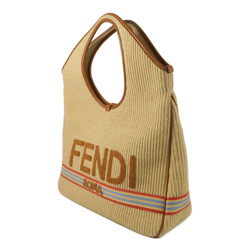 FENDI Raffia Shoulder Bag肩背袋-1