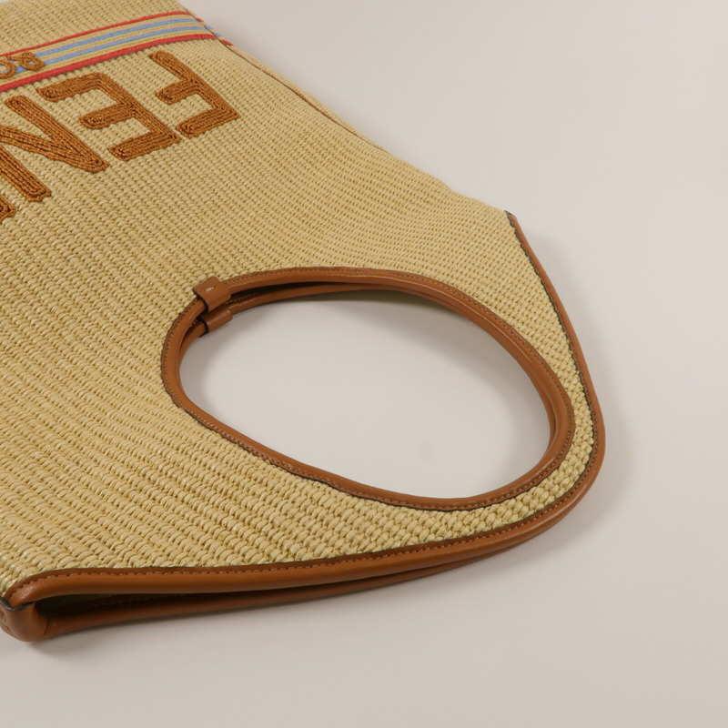 FENDI Raffia Shoulder Bag肩背袋-7