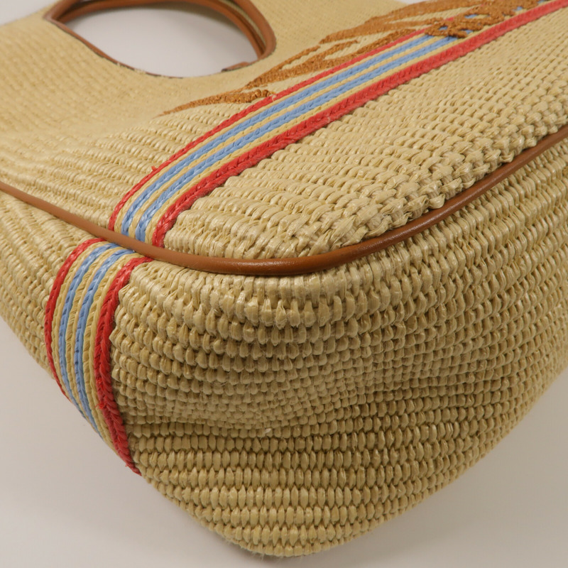 FENDI Raffia Shoulder Bag肩背袋-9