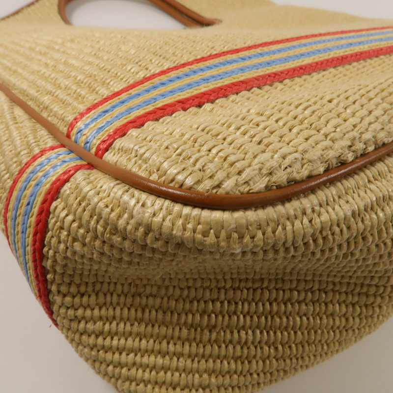 FENDI Raffia Shoulder Bag肩背袋-11