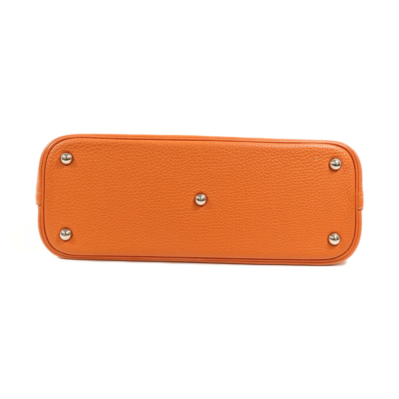 HERMES Clemence皮革Bolide 31手挽肩背兩用袋Orange-3