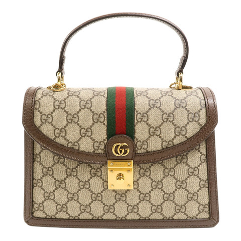 GUCCI 塗層帆布Ophidia GG Supreme手挽袋