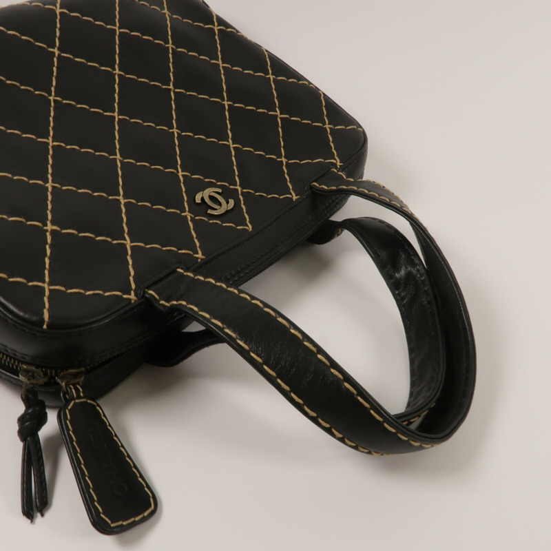 CHANEL 牛皮皮革Vintage Totebag手挽袋-9
