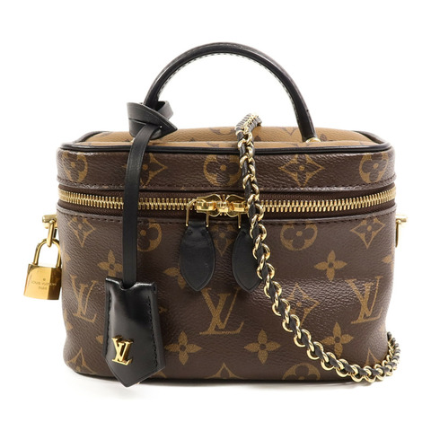 LOUIS VUITTON Monogram Reverse Vanity PM手挽肩背兩用袋
