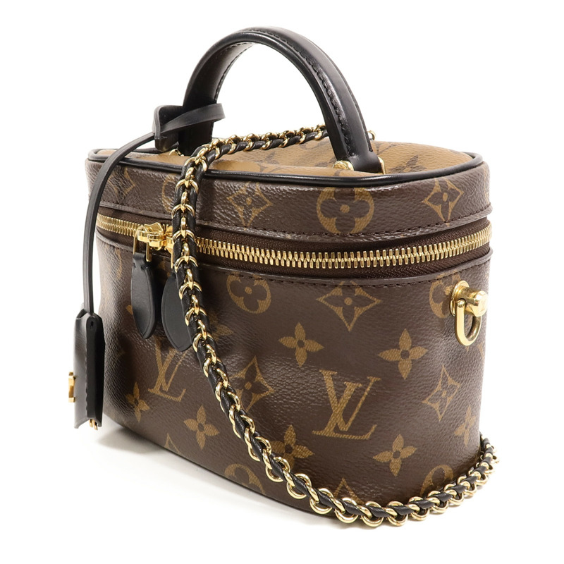 LOUIS VUITTON Monogram Reverse Vanity PM手挽肩背兩用袋-2