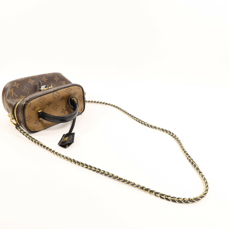 LOUIS VUITTON Monogram Reverse Vanity PM手挽肩背兩用袋-6