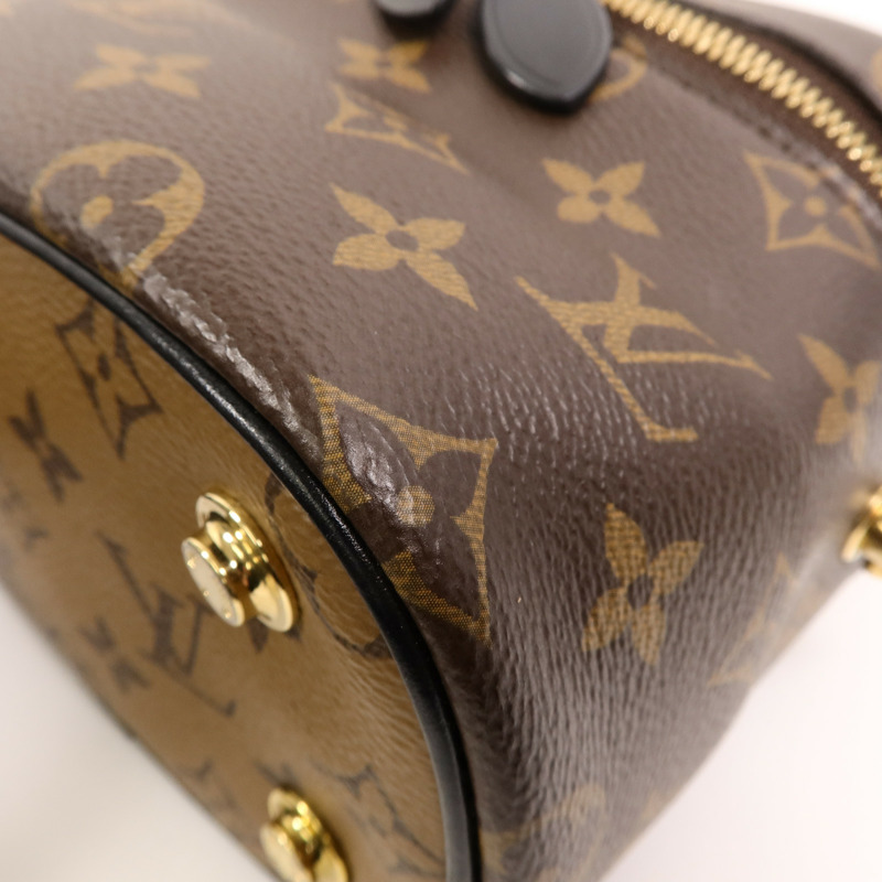 LOUIS VUITTON Monogram Reverse Vanity PM手挽肩背兩用袋-8