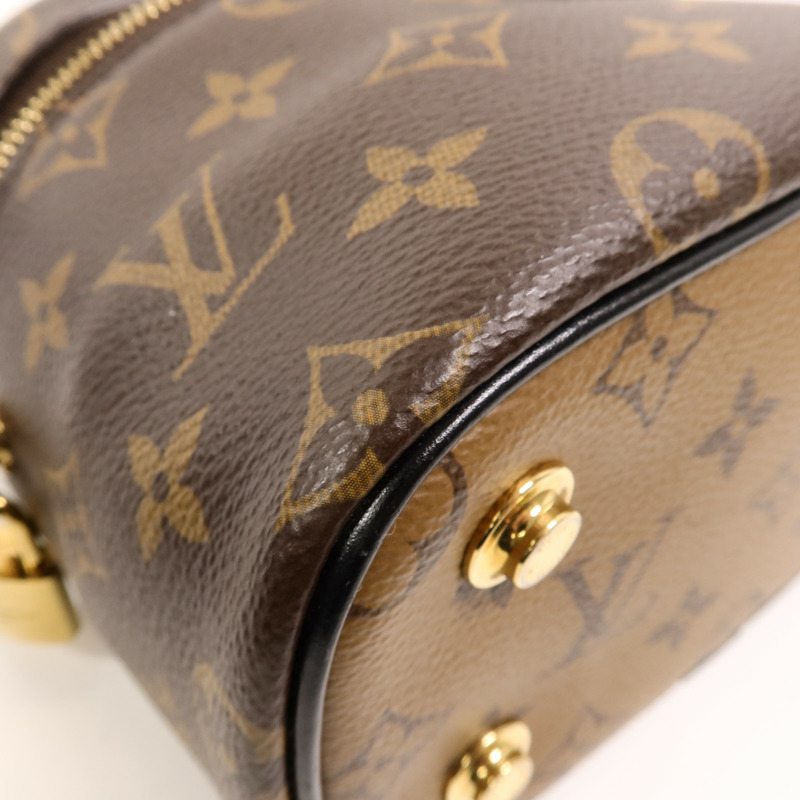 LOUIS VUITTON Monogram Reverse Vanity PM手挽肩背兩用袋-9