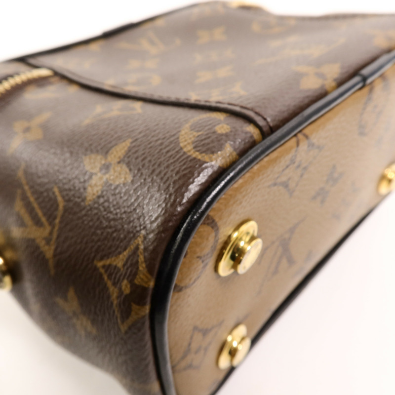 LOUIS VUITTON Monogram Reverse Vanity PM手挽肩背兩用袋-11