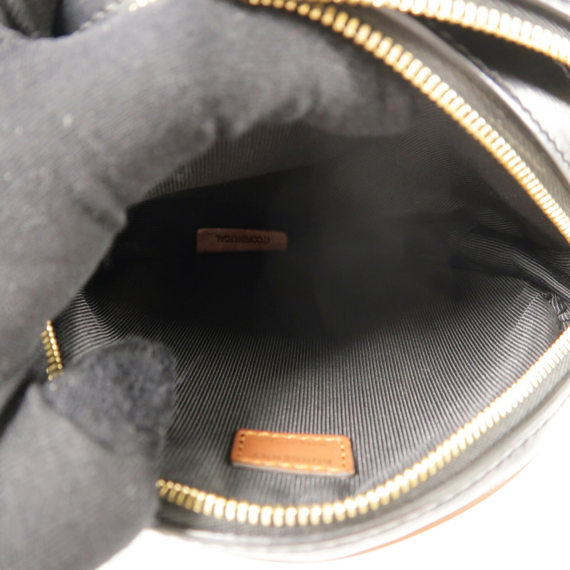 BURBERRY 塗層帆布/牛皮皮革Louise TB肩背袋-4