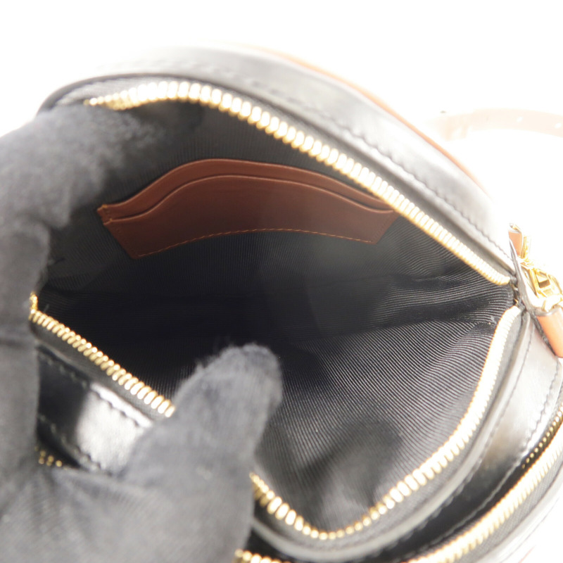 BURBERRY 塗層帆布/牛皮皮革Louise TB肩背袋-5