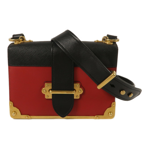 PRADA 牛皮皮革Shoulder Bag肩背袋