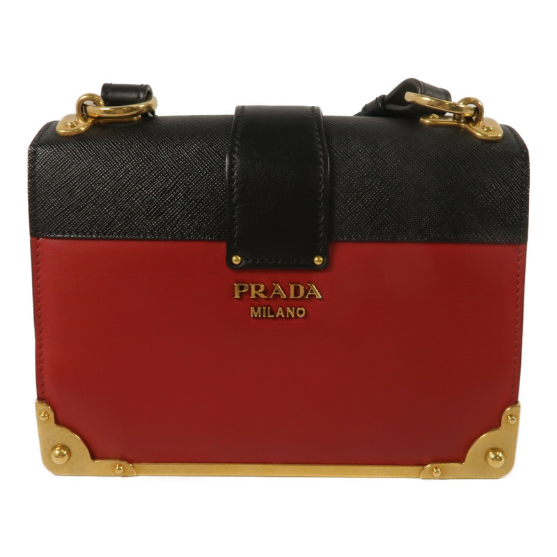 PRADA 牛皮皮革Shoulder Bag肩背袋-2