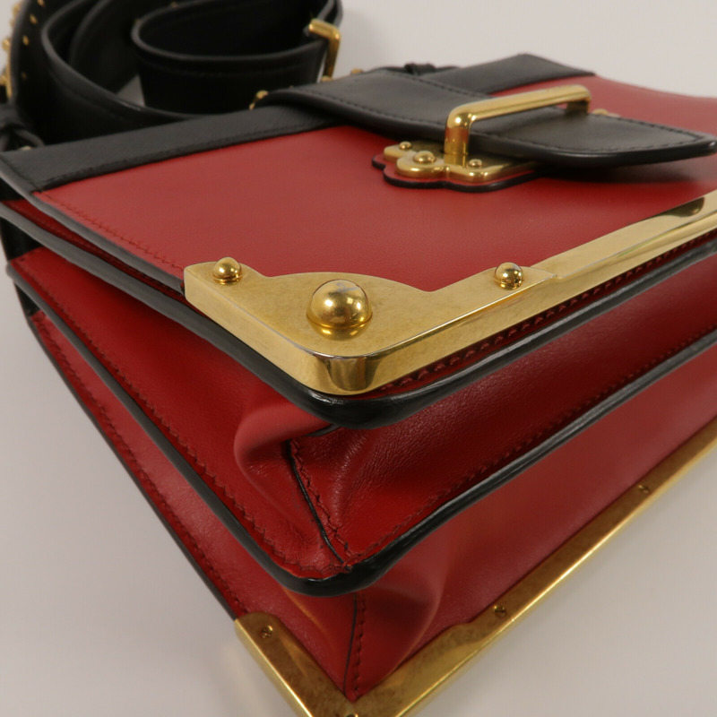 PRADA 牛皮皮革Shoulder Bag肩背袋-11