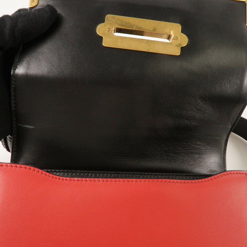 PRADA 牛皮皮革Shoulder Bag肩背袋-15