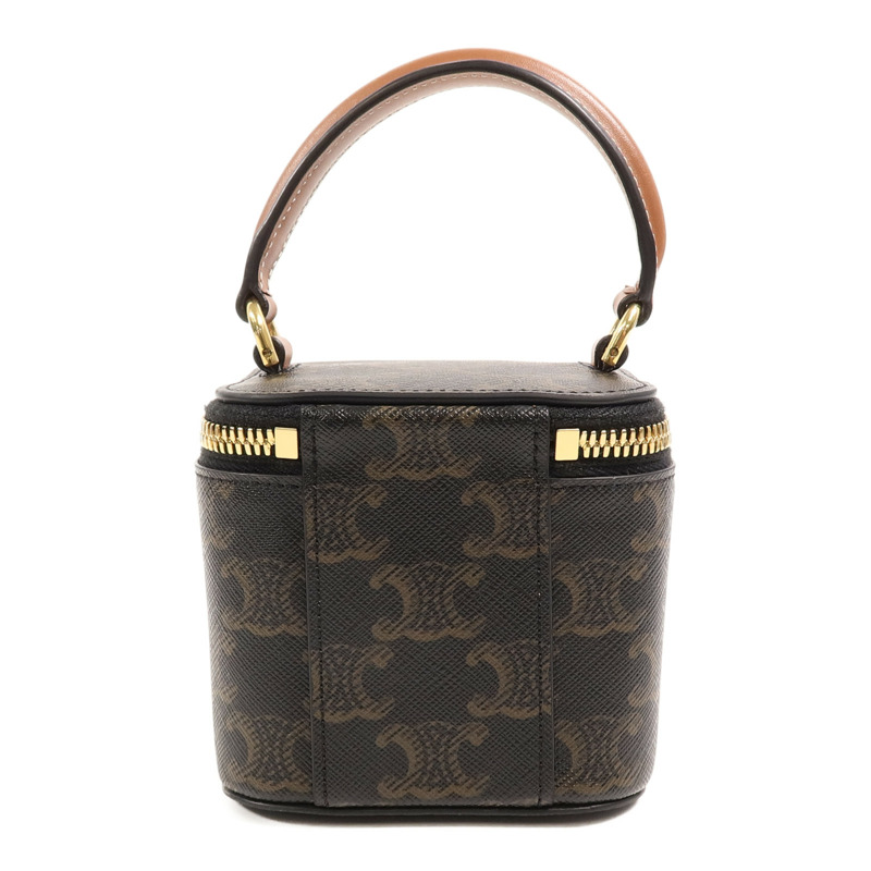 CELINE 塗層帆布Mini Vanity Case手挽肩背兩用袋-1