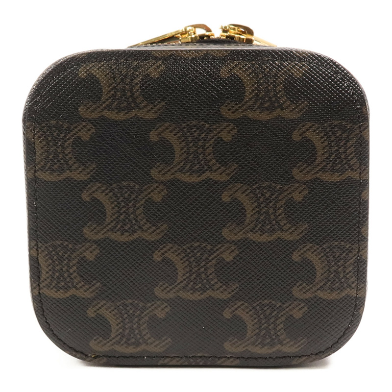 CELINE 塗層帆布Mini Vanity Case手挽肩背兩用袋-3