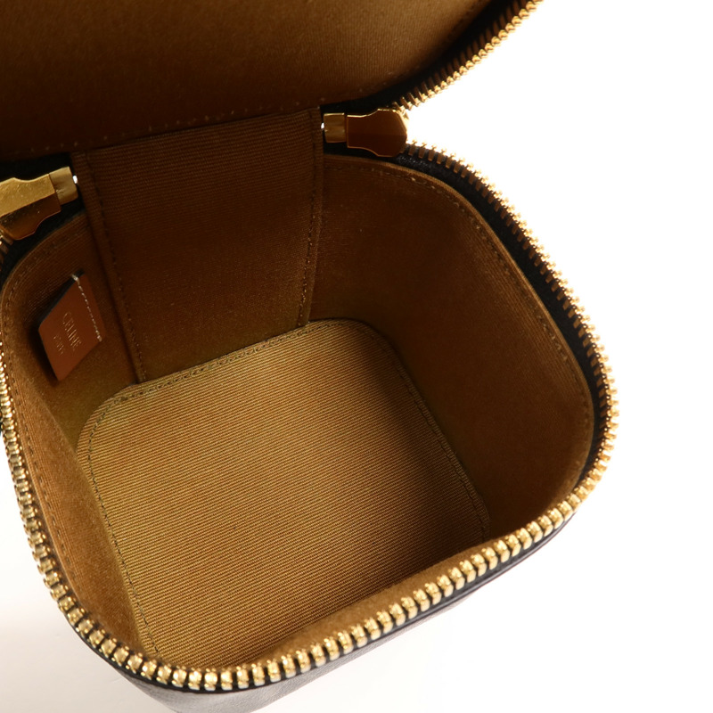 CELINE 塗層帆布Mini Vanity Case手挽肩背兩用袋-4