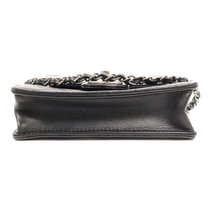 CHANEL 牛皮皮革Matelasse Pearl Chain Bag鏈帶肩背袋-3