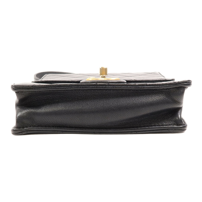 CHANEL 牛皮皮革Matelasse Pearl Chain Bag鏈帶肩背袋-3