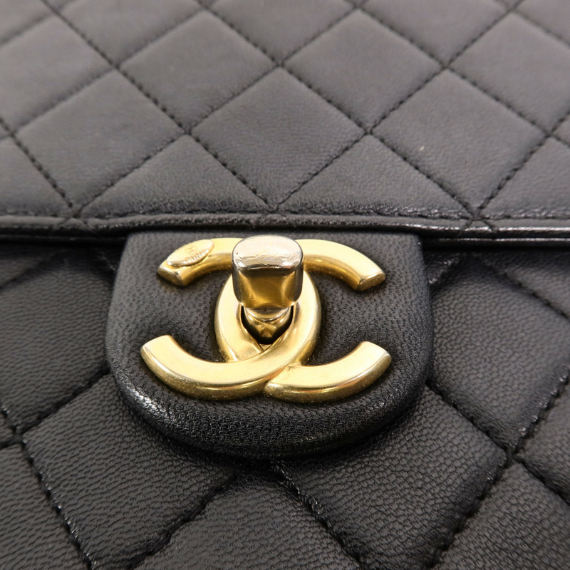 CHANEL 牛皮皮革Matelasse Pearl Chain Bag鏈帶肩背袋-8