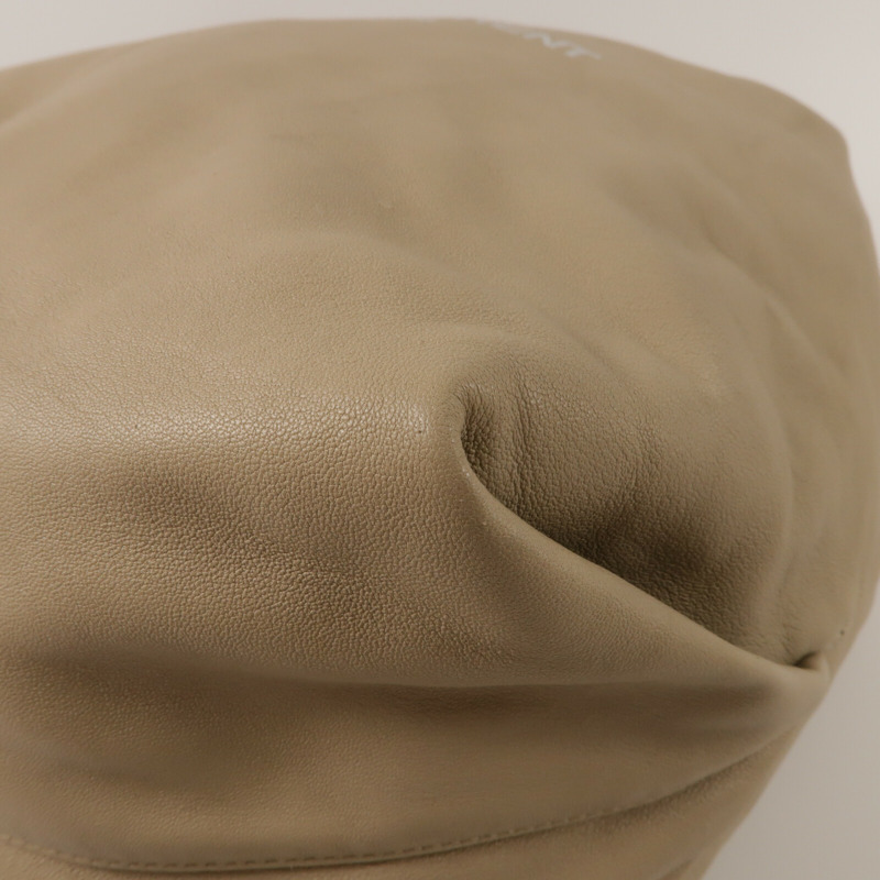 SAINT LAURENT 羊皮皮革Teddy Bucket鏈帶肩背袋-11