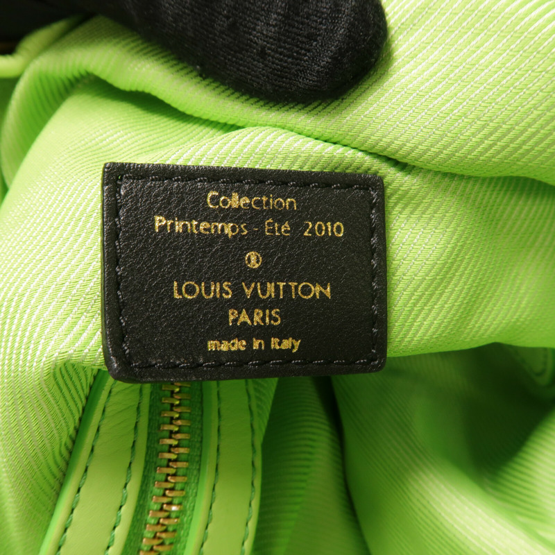 LOUIS VUITTON Monogram Cheche/牛皮皮革Gypsy PM手挽肩背兩用袋-5