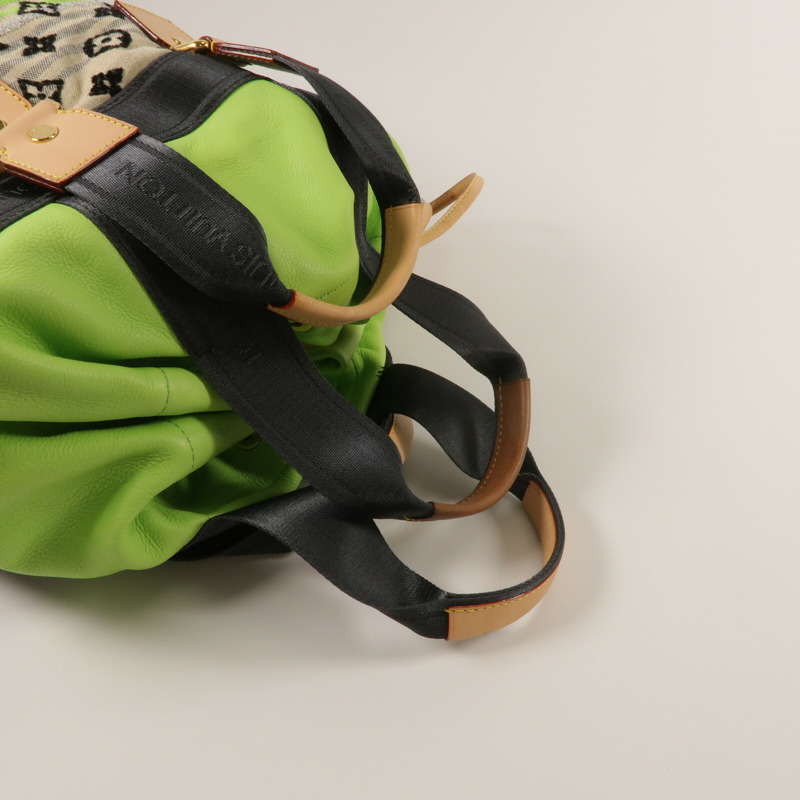 LOUIS VUITTON Monogram Cheche/牛皮皮革Gypsy PM手挽肩背兩用袋-8