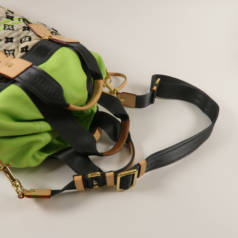 LOUIS VUITTON Monogram Cheche/牛皮皮革Gypsy PM手挽肩背兩用袋-9