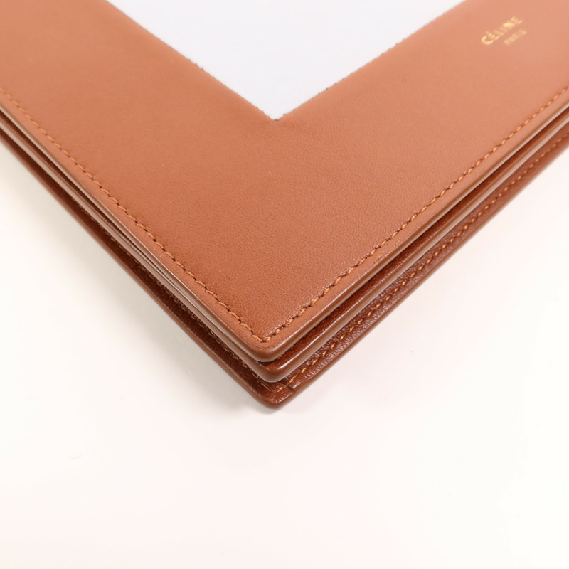 CELINE 牛皮皮革Frame Wallet On Chain鏈帶肩背袋-10