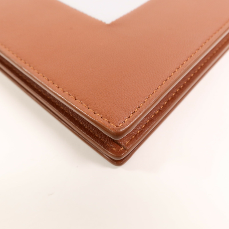 CELINE 牛皮皮革Frame Wallet On Chain鏈帶肩背袋-12