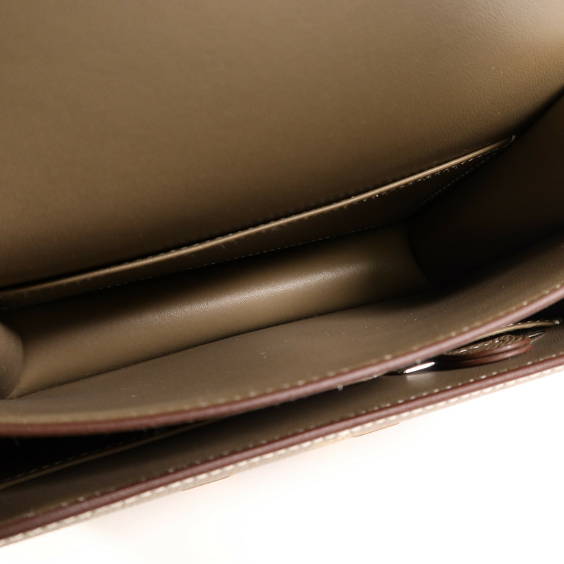 HERMES Epsom皮革Constance Mini肩背袋Etoupe-4