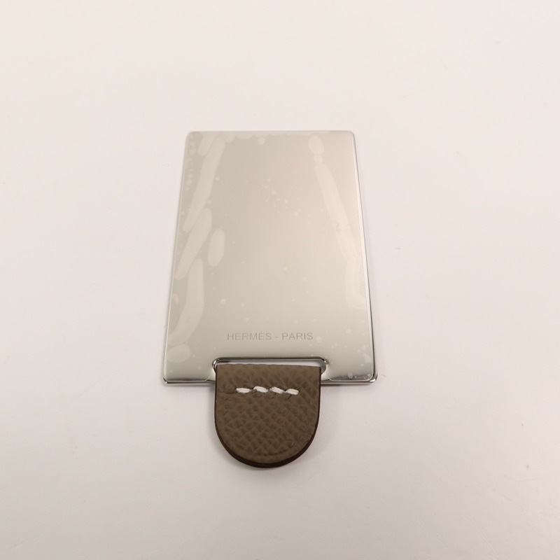 HERMES Epsom皮革Constance Mini肩背袋Etoupe-10