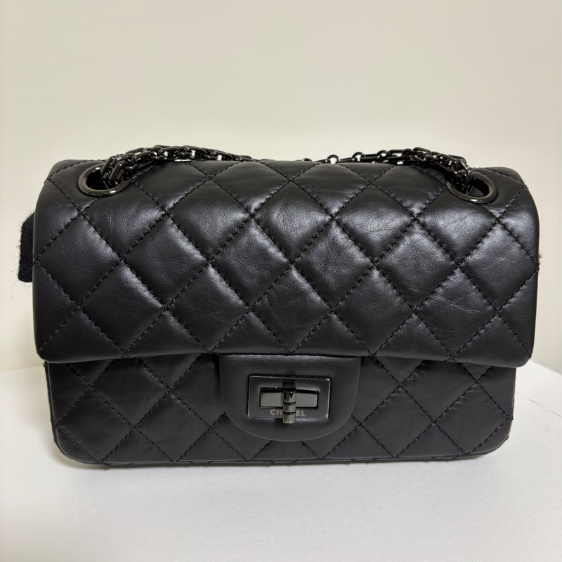 Chanel 2.55 mini so black-0