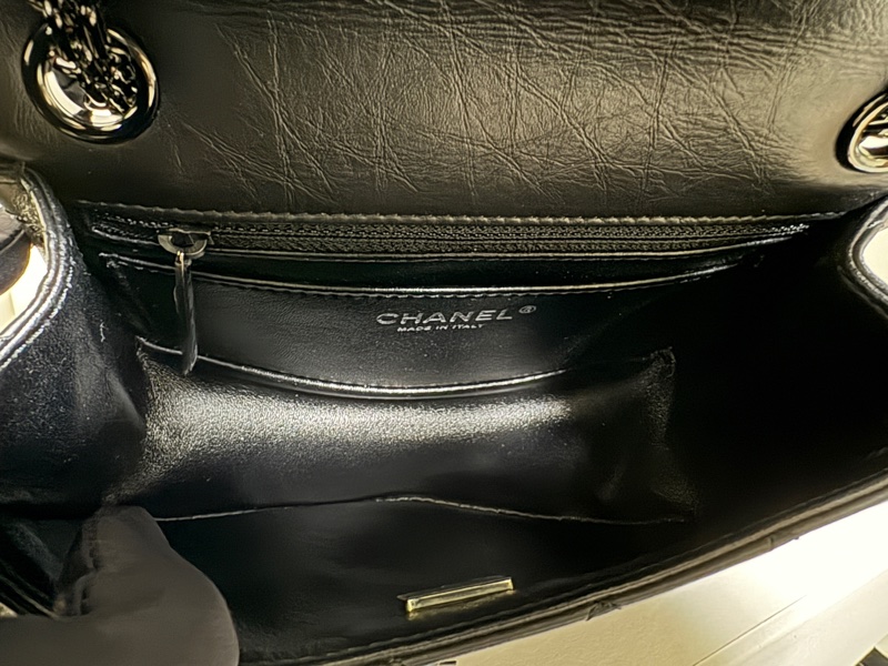 Chanel 2.55 mini so black-8