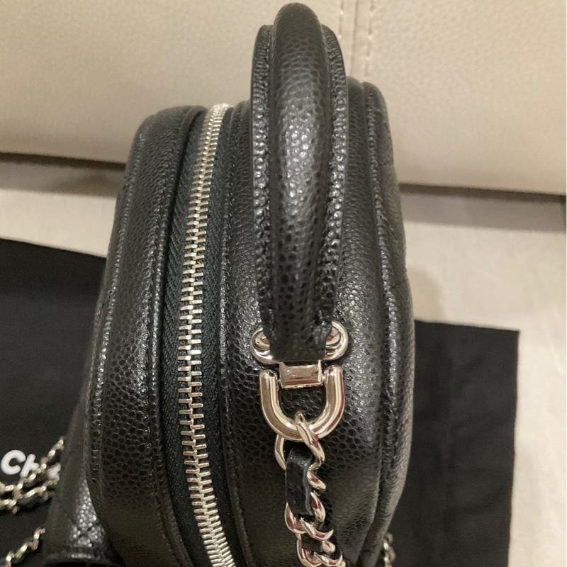 Chanel 小書包 後背包 銀釦-4