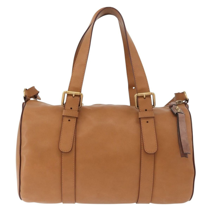 【日本直送】Chloe Sam 迷你波士頓包 皮革 兩用 米色 金色 正品 am11584A-1