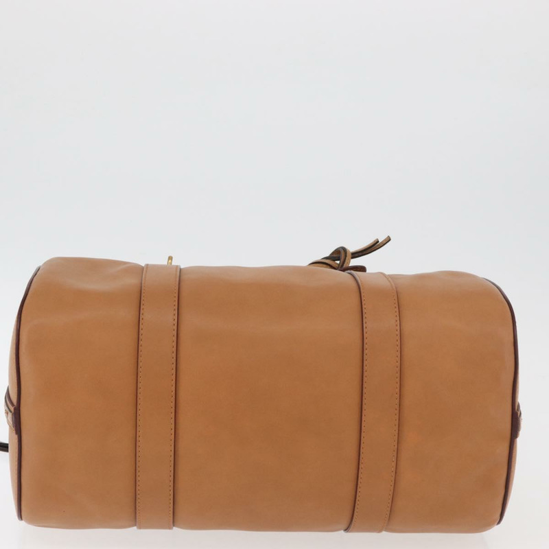 【日本直送】Chloe Sam 迷你波士頓包 皮革 兩用 米色 金色 正品 am11584A-4