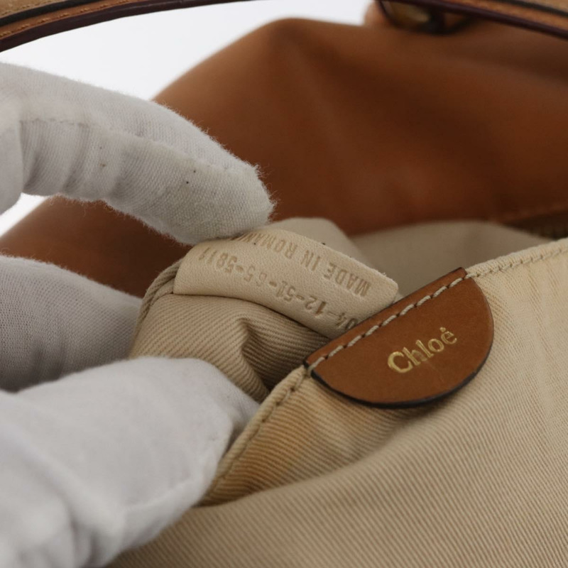 【日本直送】Chloe Sam 迷你波士頓包 皮革 兩用 米色 金色 正品 am11584A-11