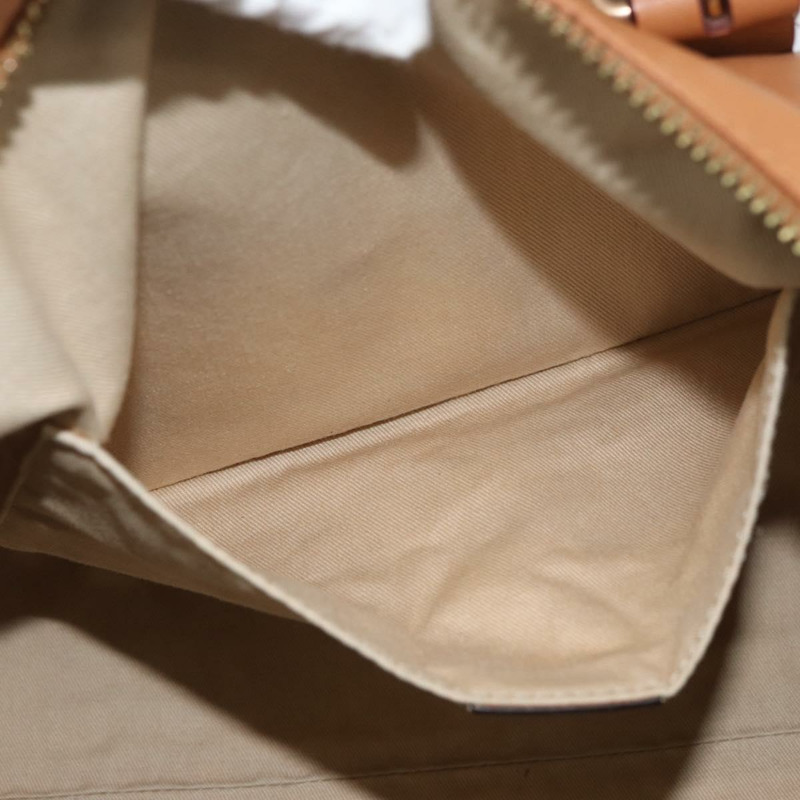 【日本直送】Chloe Sam 迷你波士頓包 皮革 兩用 米色 金色 正品 am11584A-21