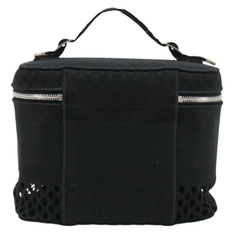 【日本直送】Christian Dior Vanity 手袋帆布黑色銀色正品 ka4453M-1